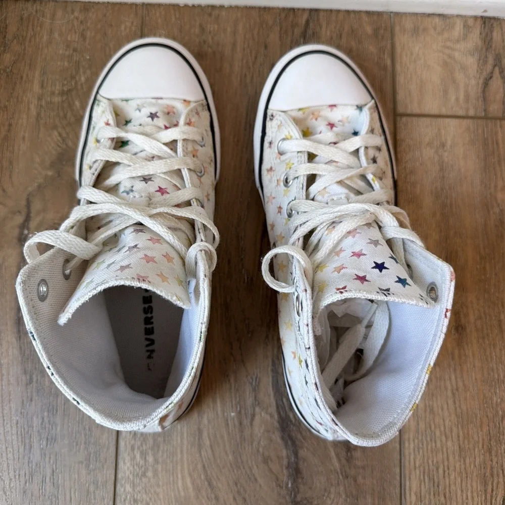 Converse Kids All Star Chuck Taylor High Top Size 3 Multicolor Lace Up